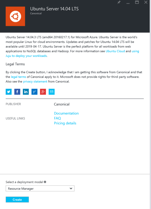 Ubuntu 14.04 mit Microsoft Azure