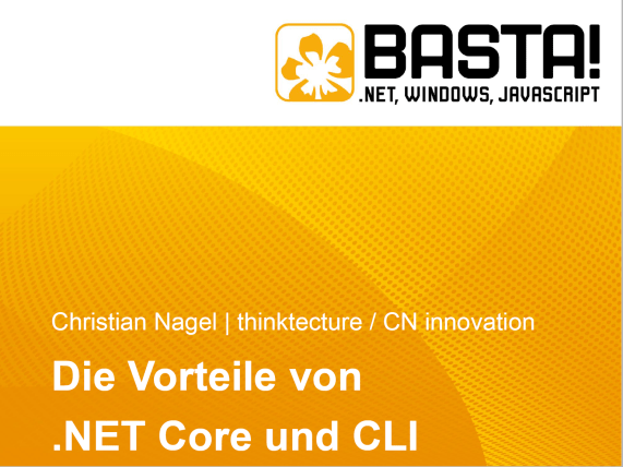 .NET Core und CLI